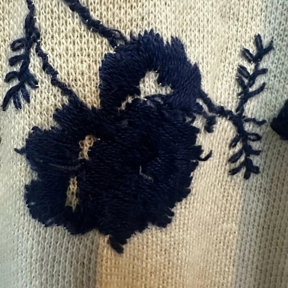 Beautiful Vintage blue knit dress with belt and a coordinating jacket. - Picture 8 of 10